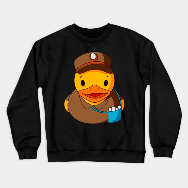 Mailman Rubber Duck Crewneck Sweatshirt by Alisha Ober Designs